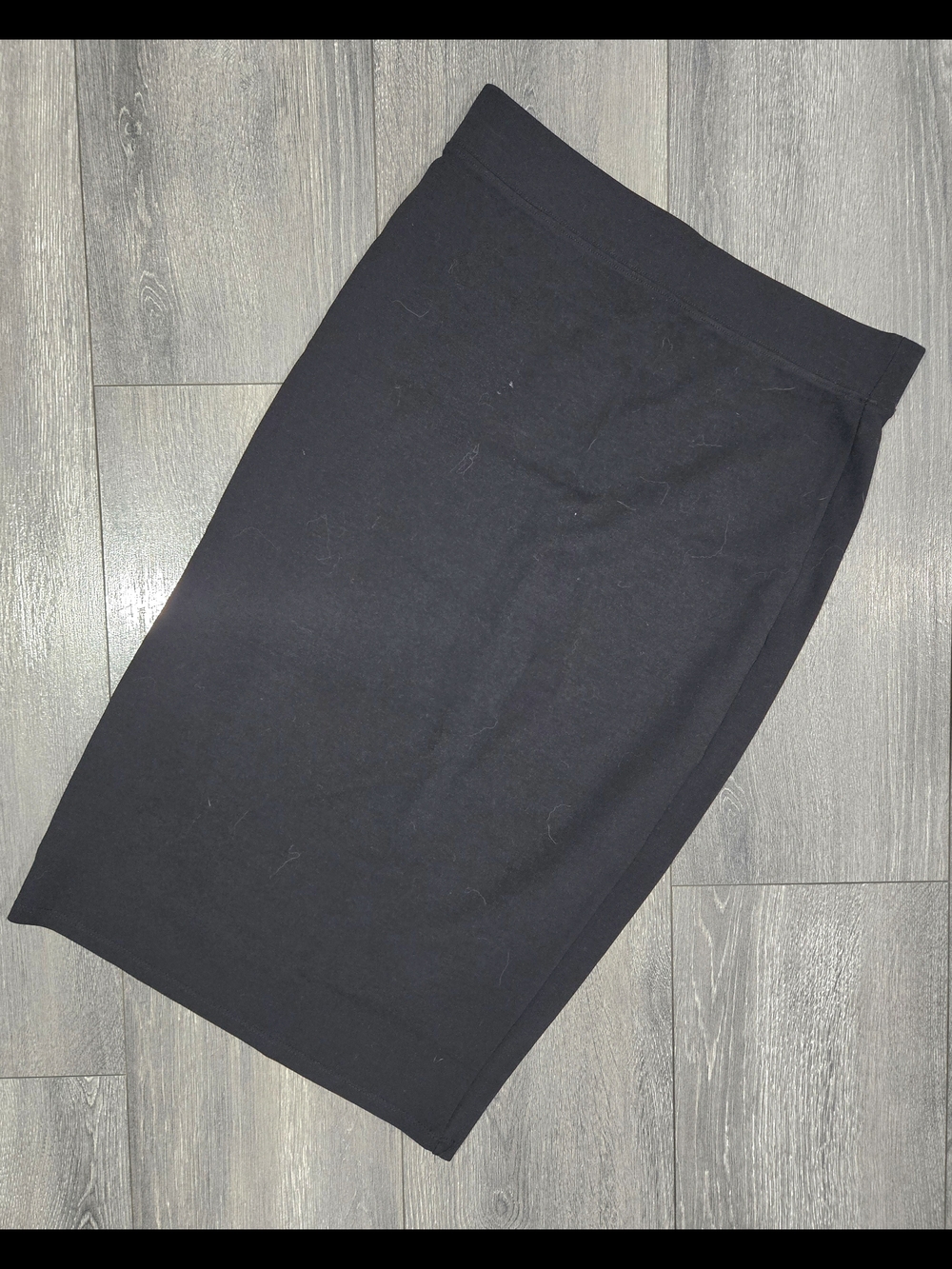 Women's iris Black Pencil Skirt Size M
